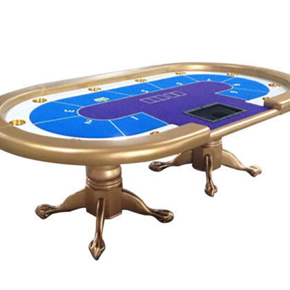 One Eyed Jack Gold Ribbon Poker Table