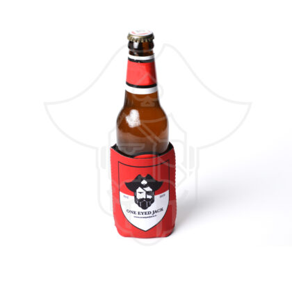 One Eyed Jack Red Short Beer Bottle Sleeves