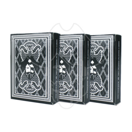 One Eyed Jack Black Premium Plastic Playing Cards (Set of 3