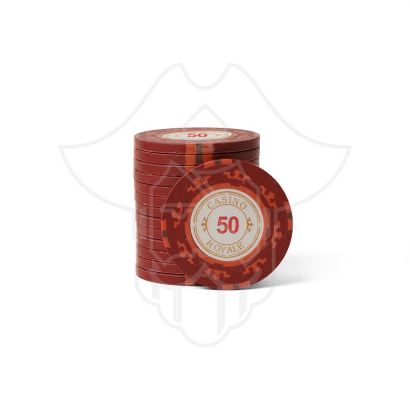 Buy Online Casino Royale Clay Poker Chips 50 Denomination