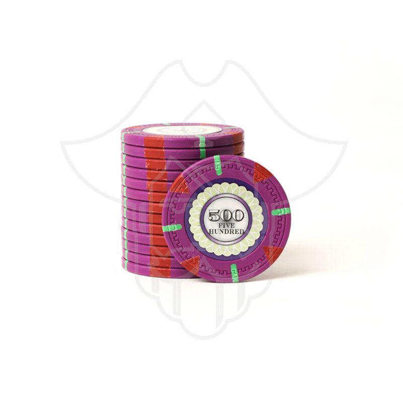 Royal Casino Clay Poker Chips 500 Denomination