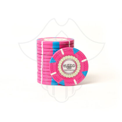 Royal Casino Clay Poker Chips 5000 Denomination