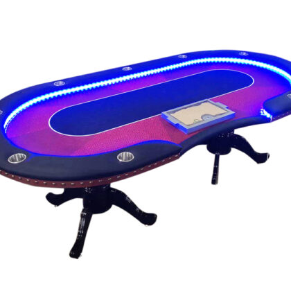 One Eyed Jack Pink Daddy Poker Table